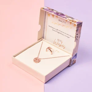 Radiant Rose-Gold Love Box for Her